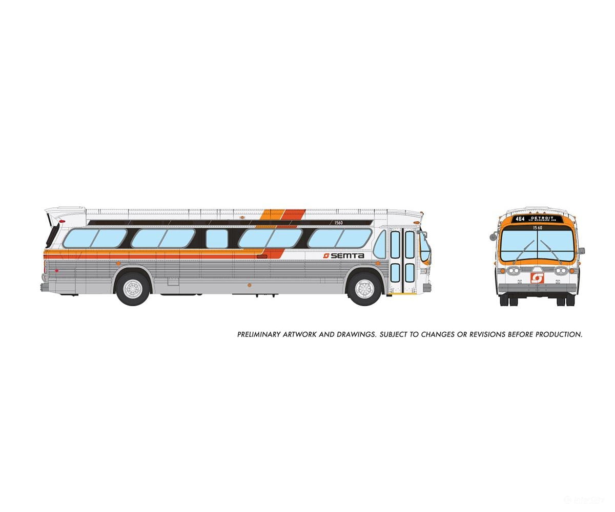 Rapido 753133 Ho 1/87 New Look Bus (Deluxe): Semta: #1560 Cars & Trucks