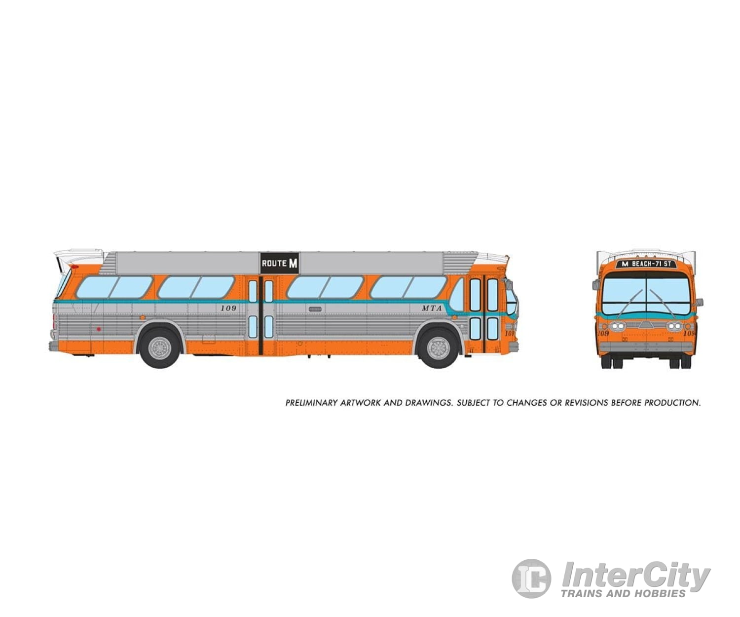 Rapido 753143 Ho 1/87 New Look Bus (Deluxe): Miami-Dade: #109 Cars & Trucks