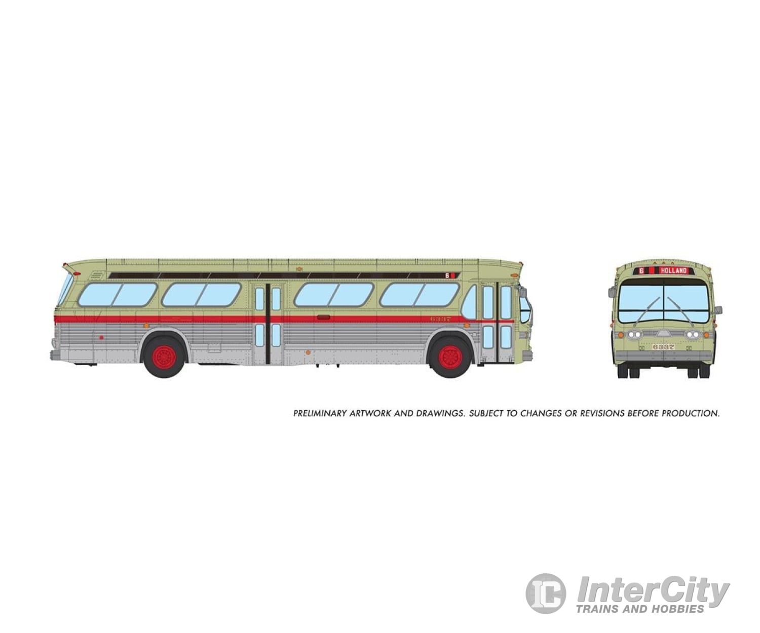 Rapido 753156 Ho 1/87 New Look Bus (Deluxe): Ottawa Otc: #6337 Cars & Trucks