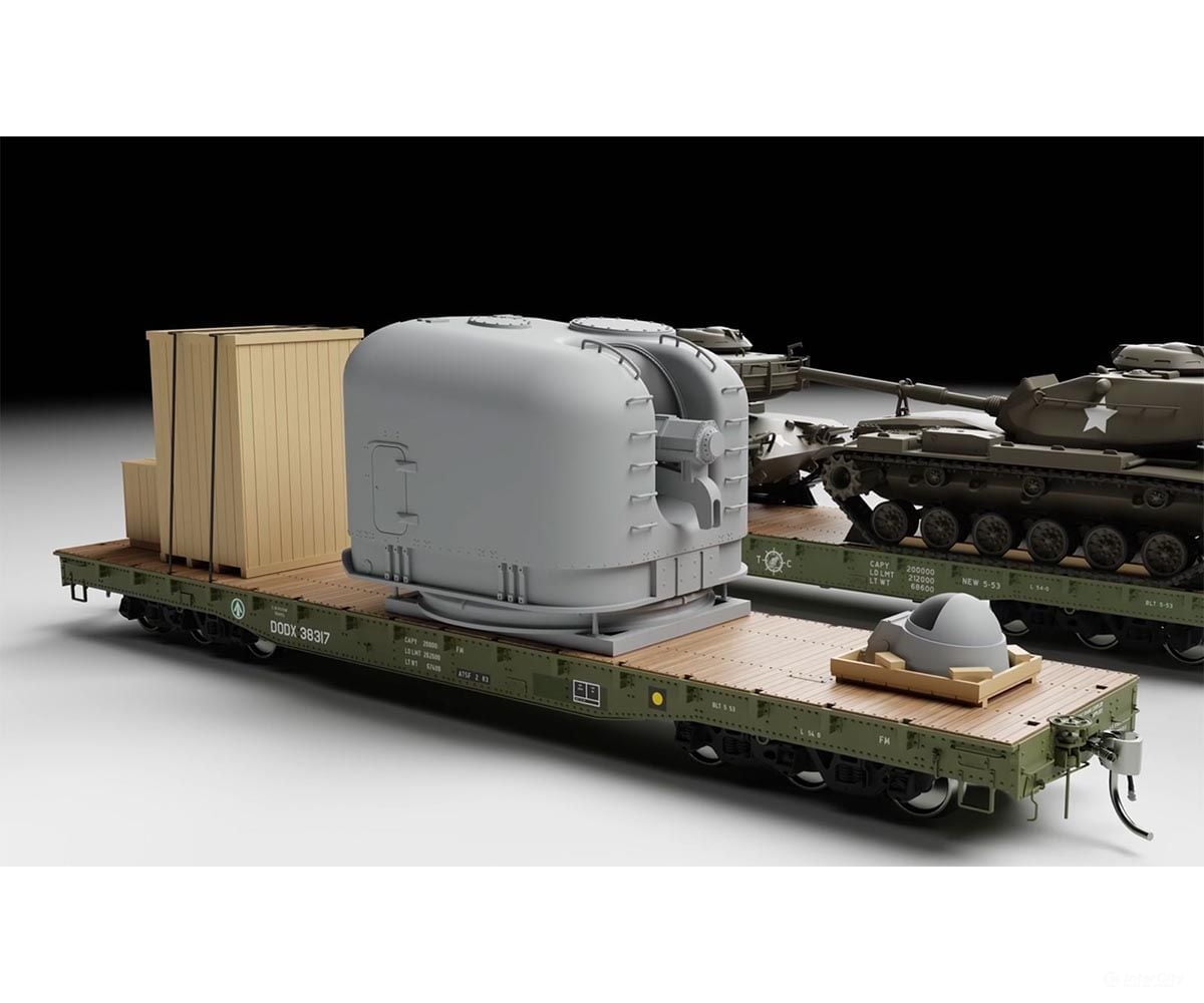 Rapido 805001 Ho Mk-42 5 Inch Naval Turret: Grey Freight Loads & Containers