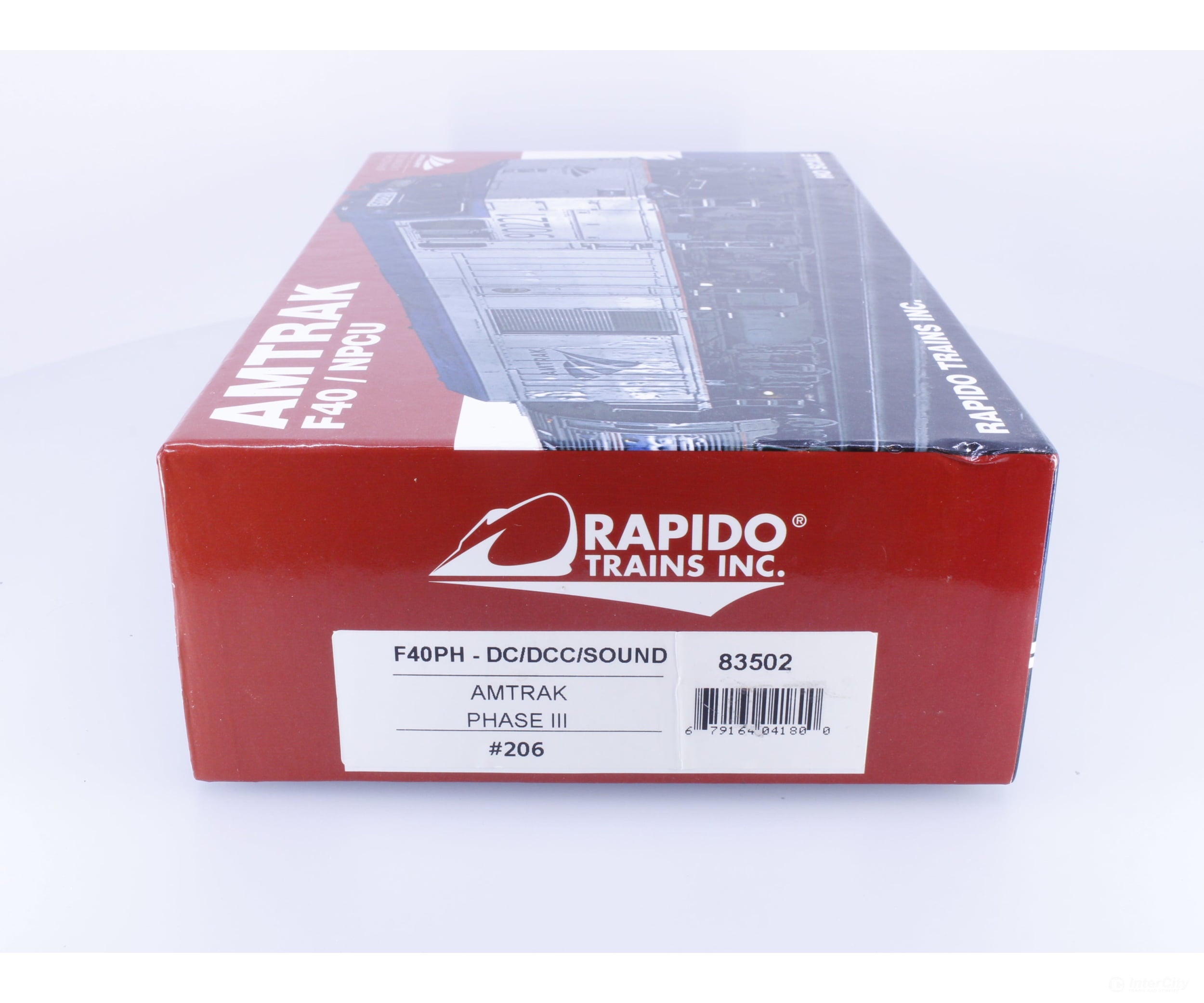 Rapido 83502 HO F40PH Phase III Diesel Locomotive Amtrak (AMTK) 206 DCC & Sound Locomotives