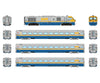 Rapido 9113501 HO LRC Trainset (DC/DCC/Sound): VIA Rail: Set #1 (#6904 + 3458 3313 3345) Locomotives