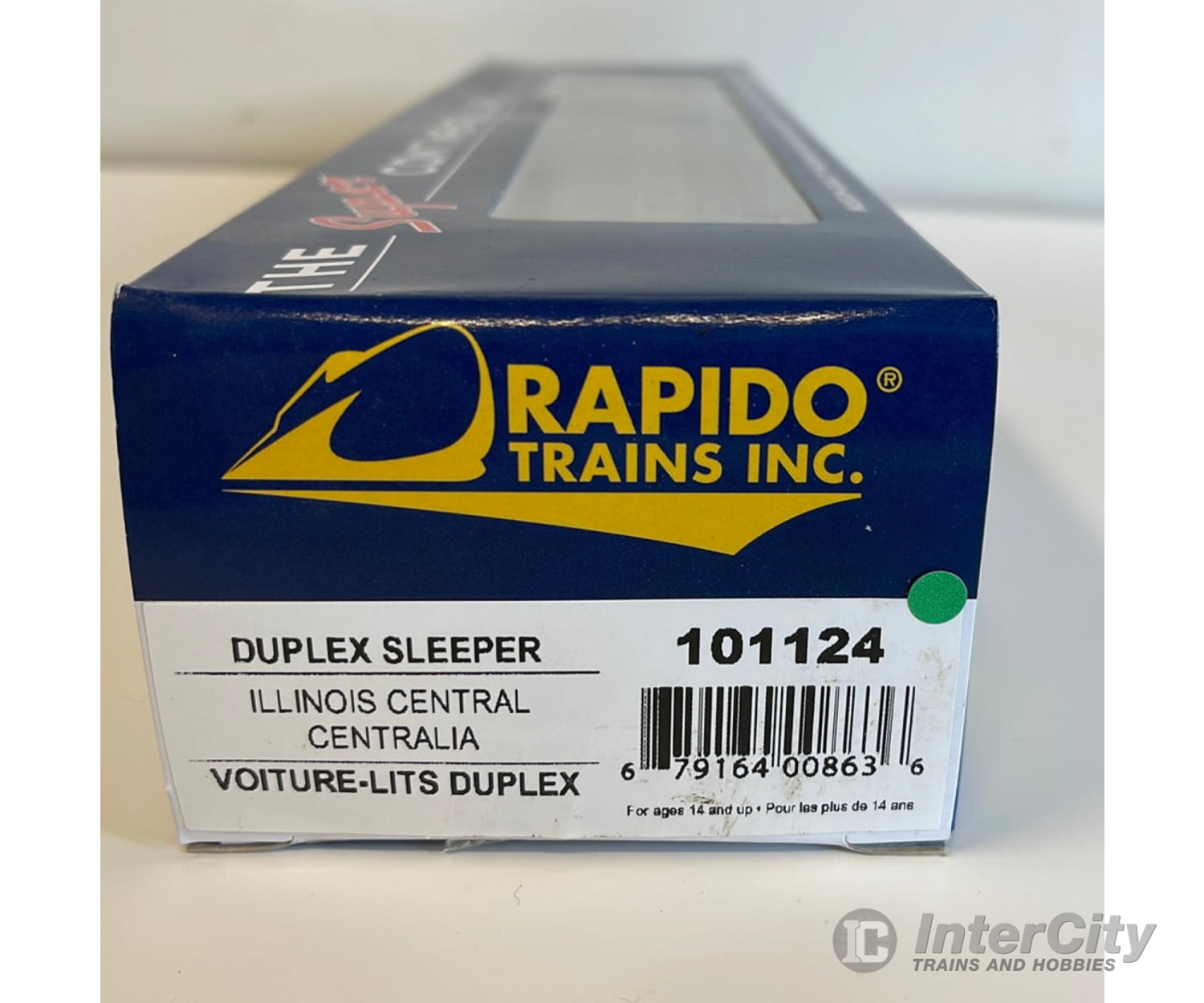 Rapido Ho 101124 Duplex Sleeper - Illinois Central ’Centralia’ Ic3 Passenger Cars