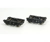 Rapido HO 102001 41-BNO-11 Outside Swinghanger 4-Wheel Passenger Car Trucks Clasp Brakes - With Insulated RP-25 Metal