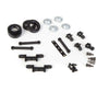 Rapido Ho 102077 Bus/Truck Budd Five Hole Steerable Front Axle W/Wheels/Tires -- 2 Sets Parts