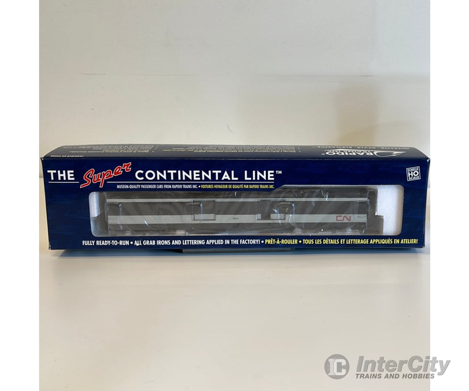 Rapido Ho 106095 73’6’ Smooth Side Baggage - Express - Cn #9273 (Wet Noodle) Ic1 Passenger Cars