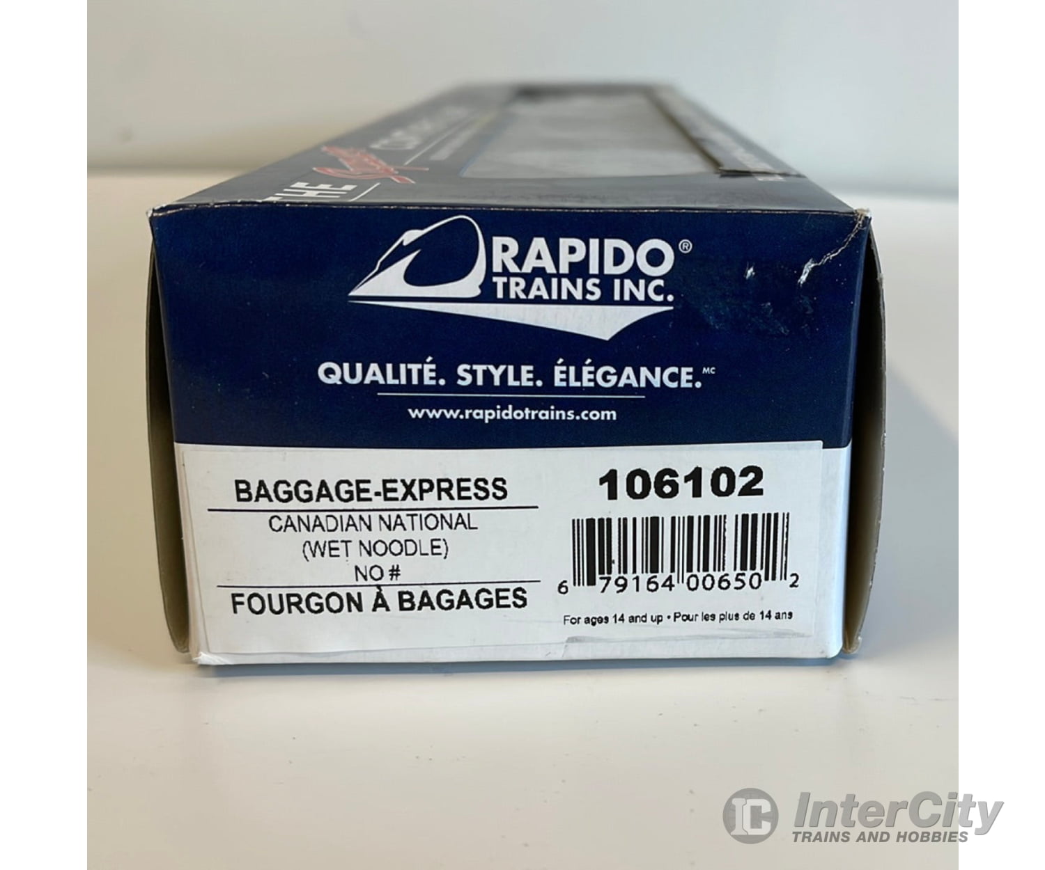 Rapido Ho 106102 73’6’ Smooth Side Baggage - Express - Cn No # (Wet Noodle) Ic1 Passenger Cars