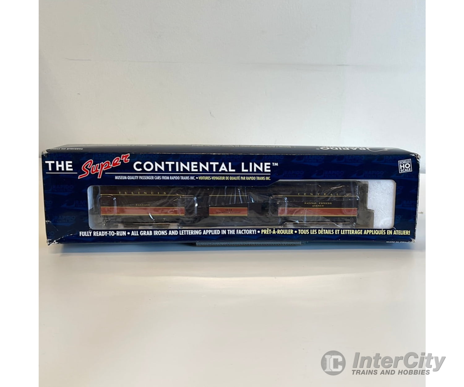 Rapido Ho 106127 73’6’ Smooth Side Baggage - Express - Illinois Central #1831 Ic5 Passenger Cars