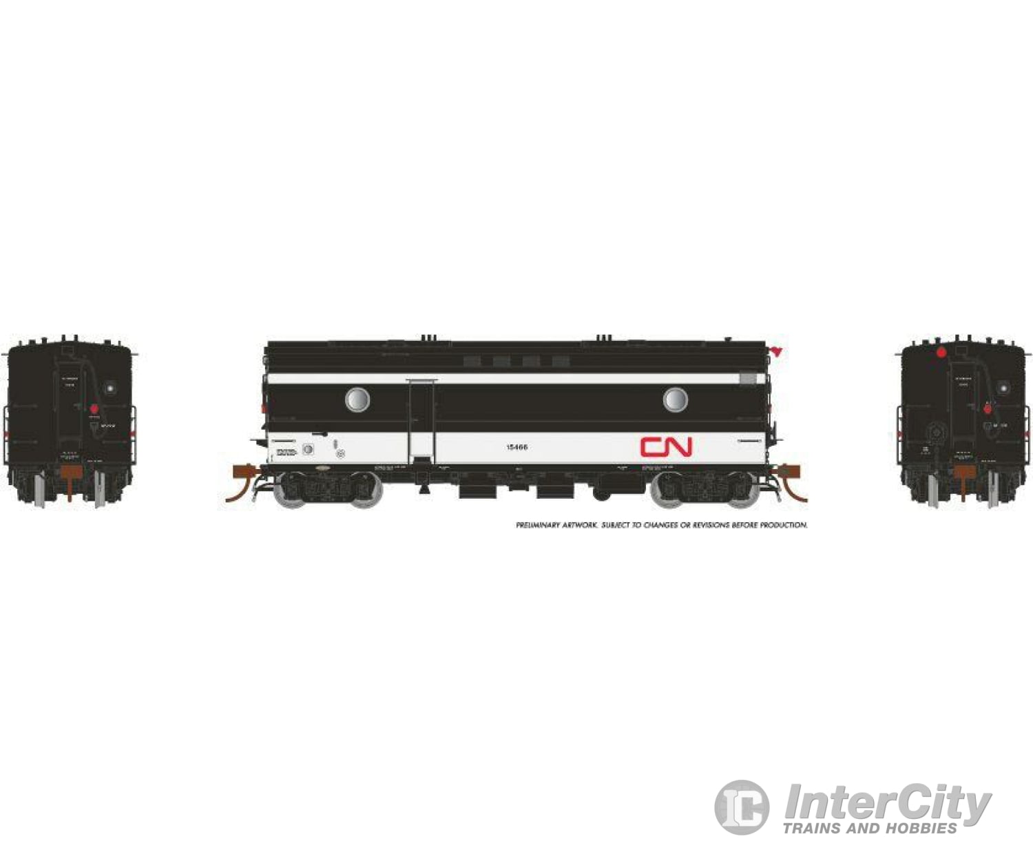 Rapido Ho 107317 Steam Heater - Generator Car Sound And Dcc Ready To Run -- Canadian National 15462