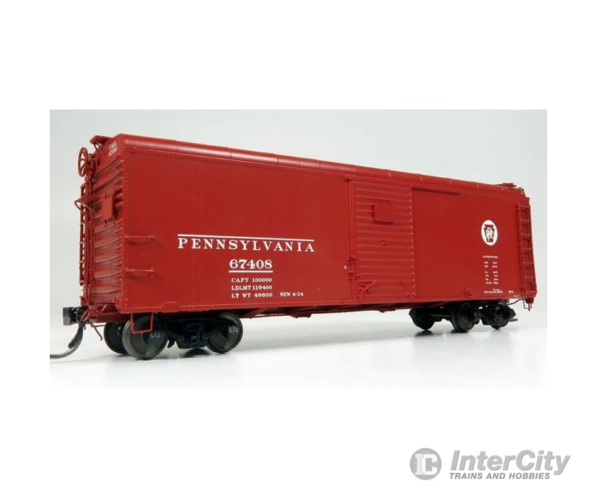 Rapido Ho 123001A Prr X31A Single-Door Boxcar Circle Keystone Single Car #1 Freight Cars