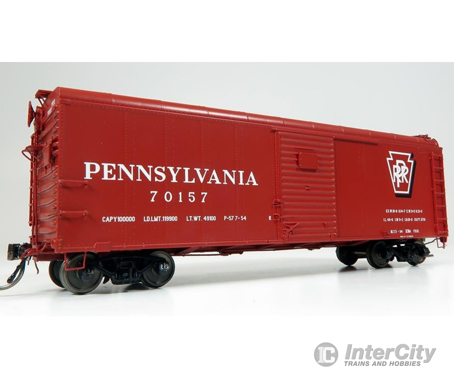 Rapido Ho 123003A Prr X31A Single-Door Boxcar Shadow Keystone Early Single Car Freight Cars