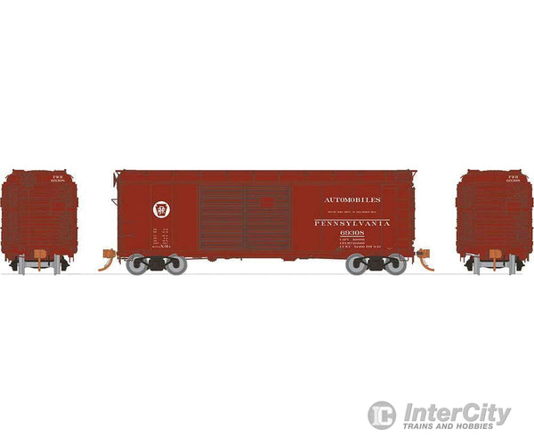 Rapido Ho 123007 Scale #123007-4 Prr Pennsylvania Automobile Box Car #69321 - Custom Freight Cars