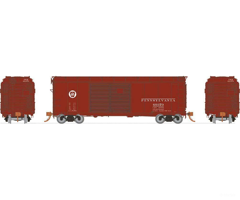 Rapido Ho 123008 #123008-2 Prr Pennsylvania Circle Keystone Double Door Box Car #69172 Freight Cars