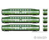 Rapido Ho 146042 Bi-Level Commuter 3-Coach Set - Ready To Run Go Transit/Metrolinx #3 #2413 2437