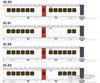 Rapido Ho 203105 Uac Turbotrain Add-On 4-Car Completion Set - Ready To Run Canadian National