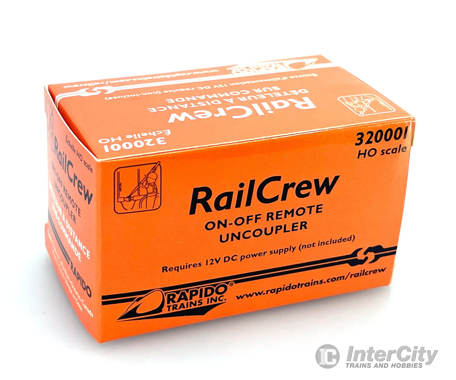 Rapido HO 320001 RailCrew ON-OFF Remote Uncoupler - Single Track Accessories