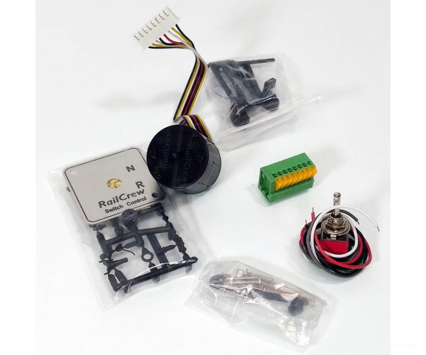 Rapido HO 320101 RailCrew Switch Machine with Operating Switch Stand - Single Track Accessories