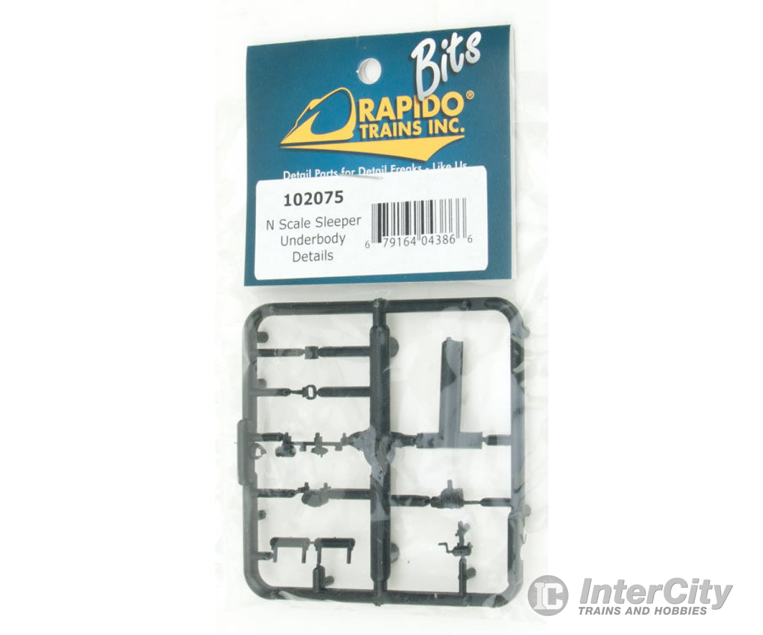 Rapido N 102075 Lightweight Sleeper Underbody Details Detailing Parts