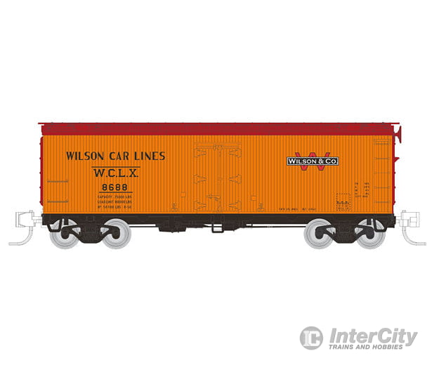 Rapido N 521043 Garx 37 Meat Reefer - Wilson & Co Freight Cars