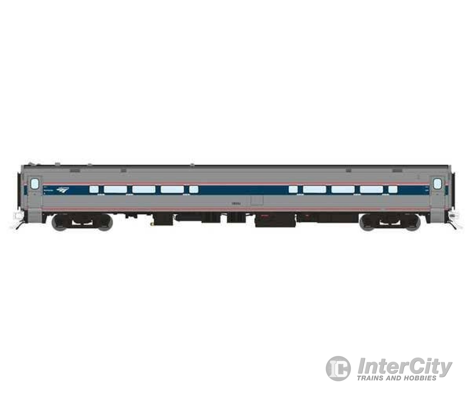 Rapido Trains HO 128059 Horizon Fleet Club-Dinette - Amtrak #58004 (Phase 6 silver blue red white) Passenger Cars