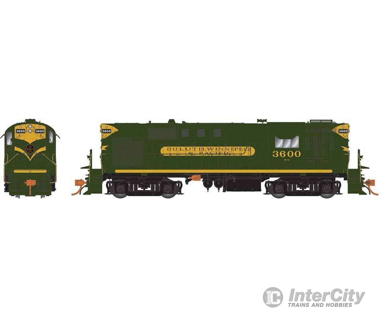 Rapido Trains Ho 31067 Alco Rs11 - Standard Dc Duluth Winnipeg & Pacific 3607 (As-Delivered Green