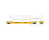 Rapido Trains Ho 401063A Gunderson 53’ Husky Stack Well Car With Containers - Ttx Freight Cars