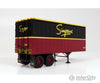 Rapido Trains Ho 403080 26’ Can - Car Dry Van Trailer - Assembled - - Simpsons #T412 (Black Red)