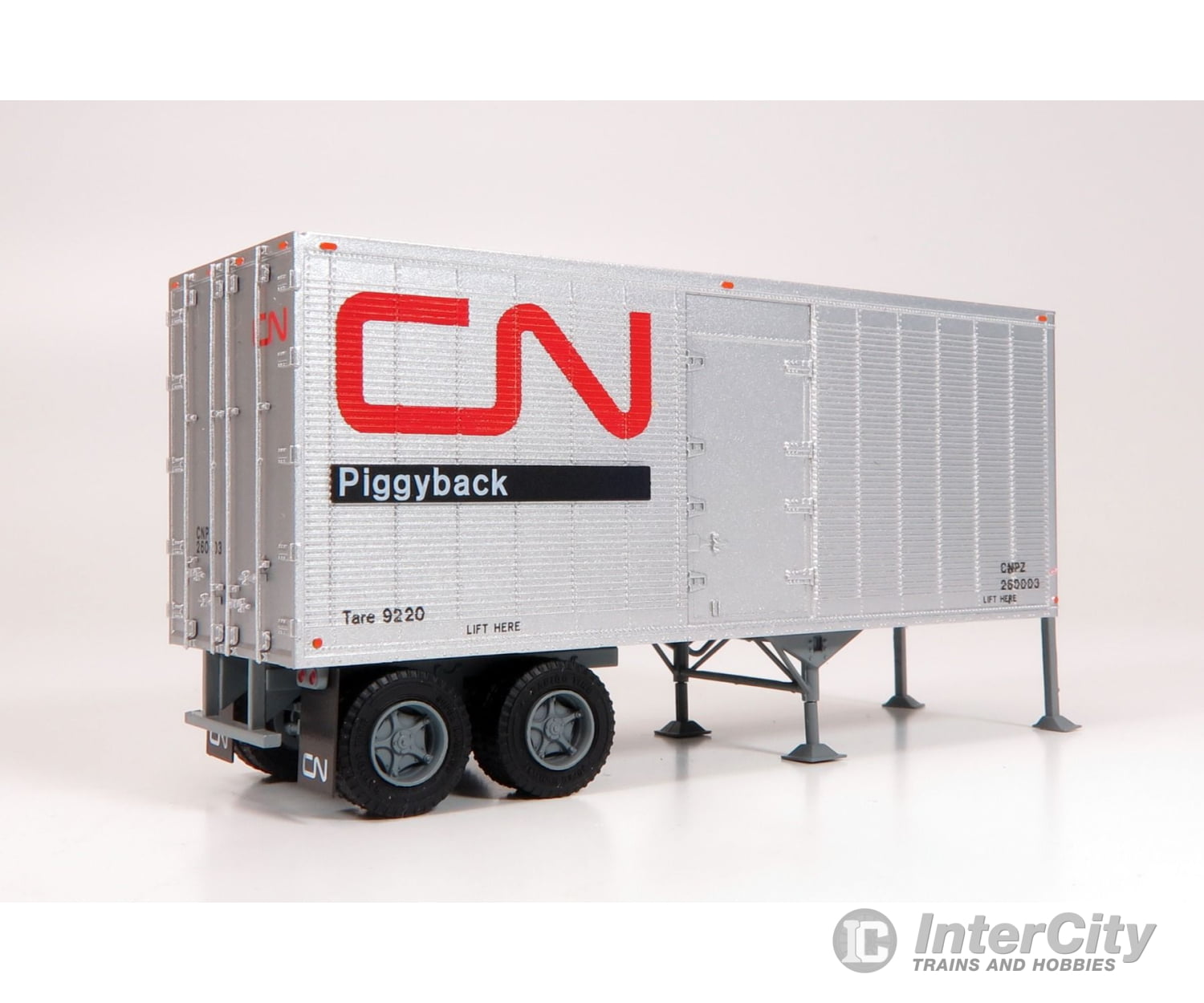 Rapido Trains Ho 403089 26’ Can - Car Dry Van Trailer With Side Door - Assembled - - Cn Piggyback