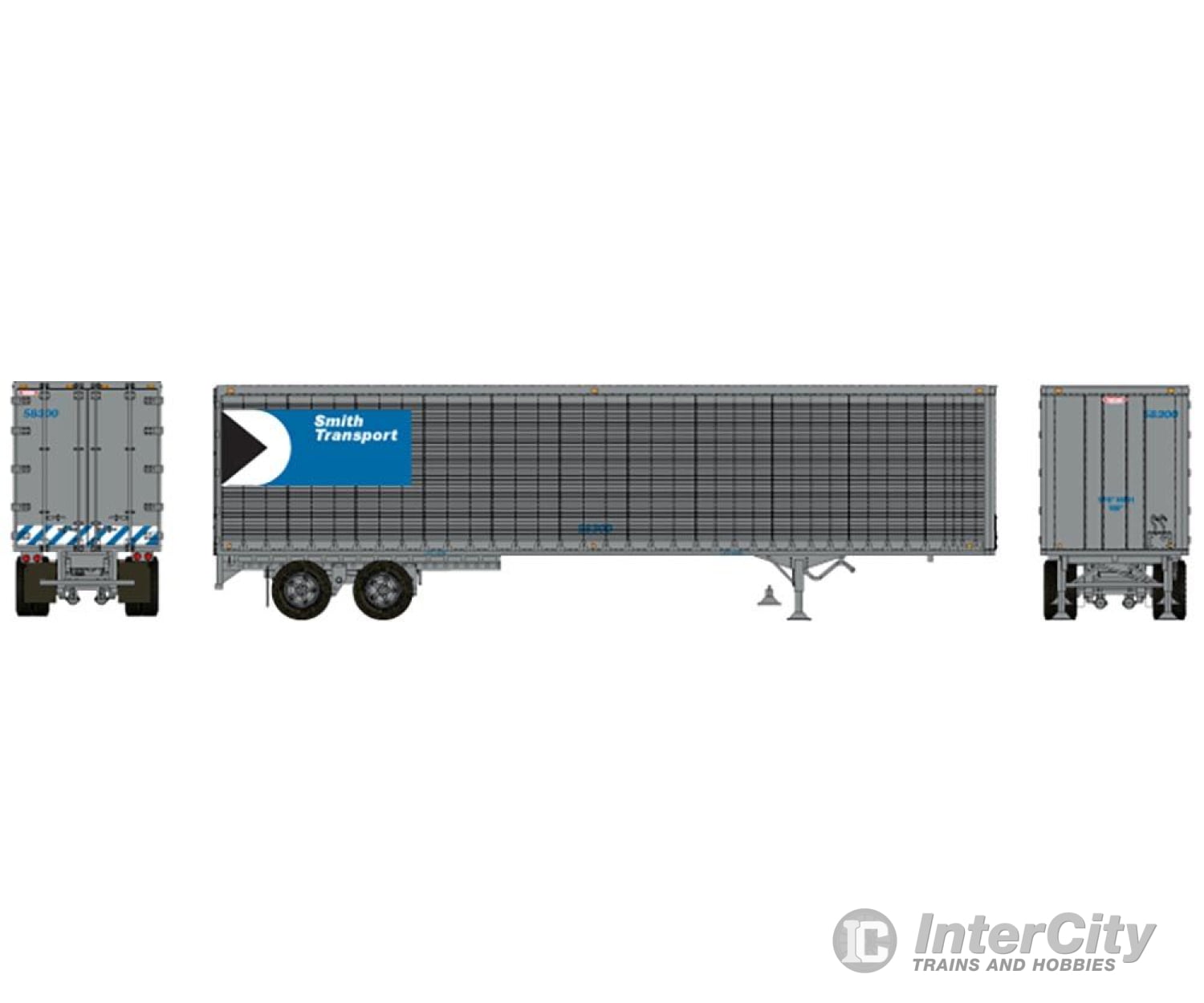 Rapido Trains Ho 403094 45’ Trailmobile Dry Van Trailer - Assembled - - Smith Transport #58300