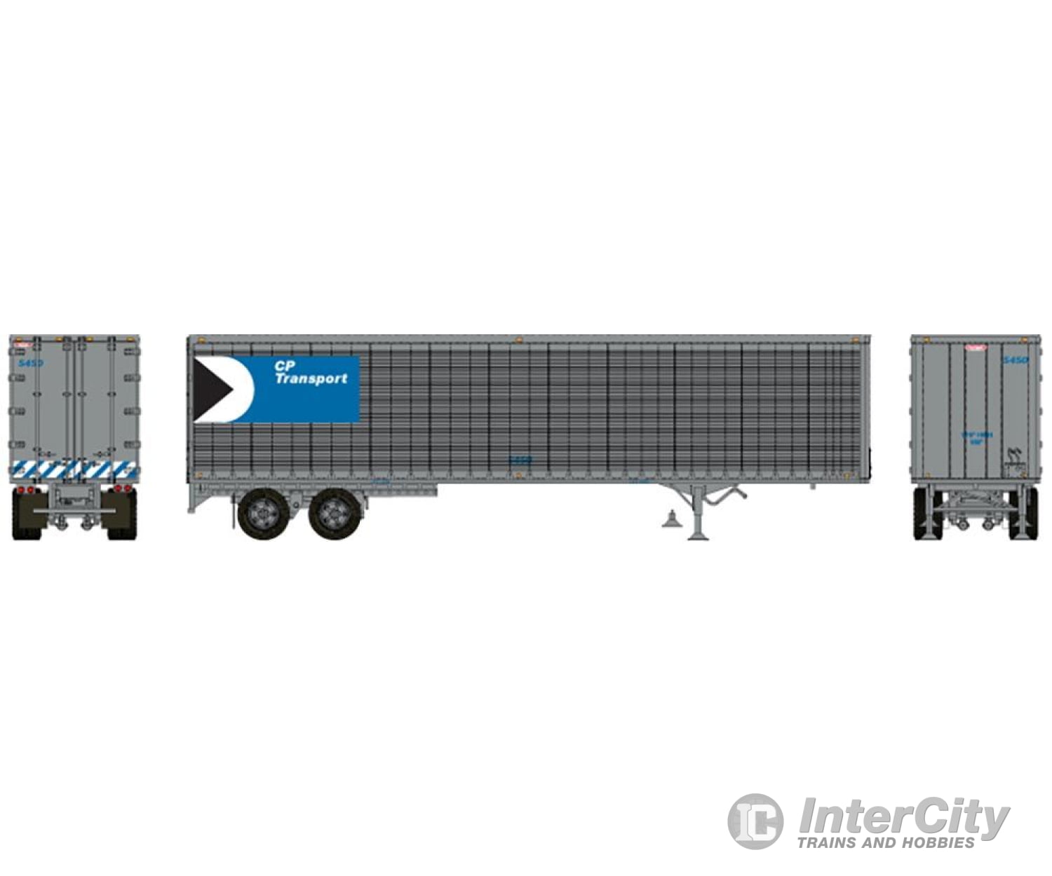 Rapido Trains Ho 403098 45’ Trailmobile Dry Van Trailer - Assembled - - Cp Transport #5464