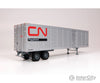 Rapido Trains Ho 403109 45’ Trailmobile Dry Van Trailer With Side Door - Assembled - - Cn