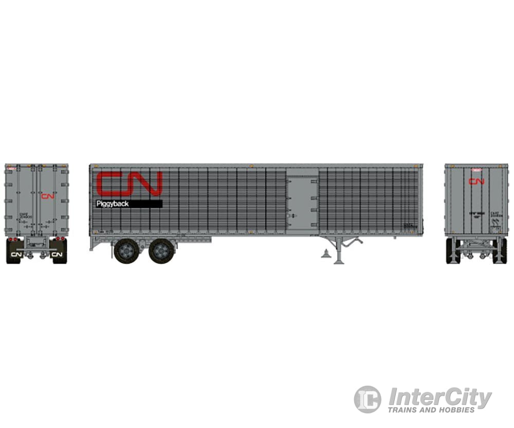 Rapido Trains Ho 403109 45’ Trailmobile Dry Van Trailer With Side Door - Assembled - - Cn
