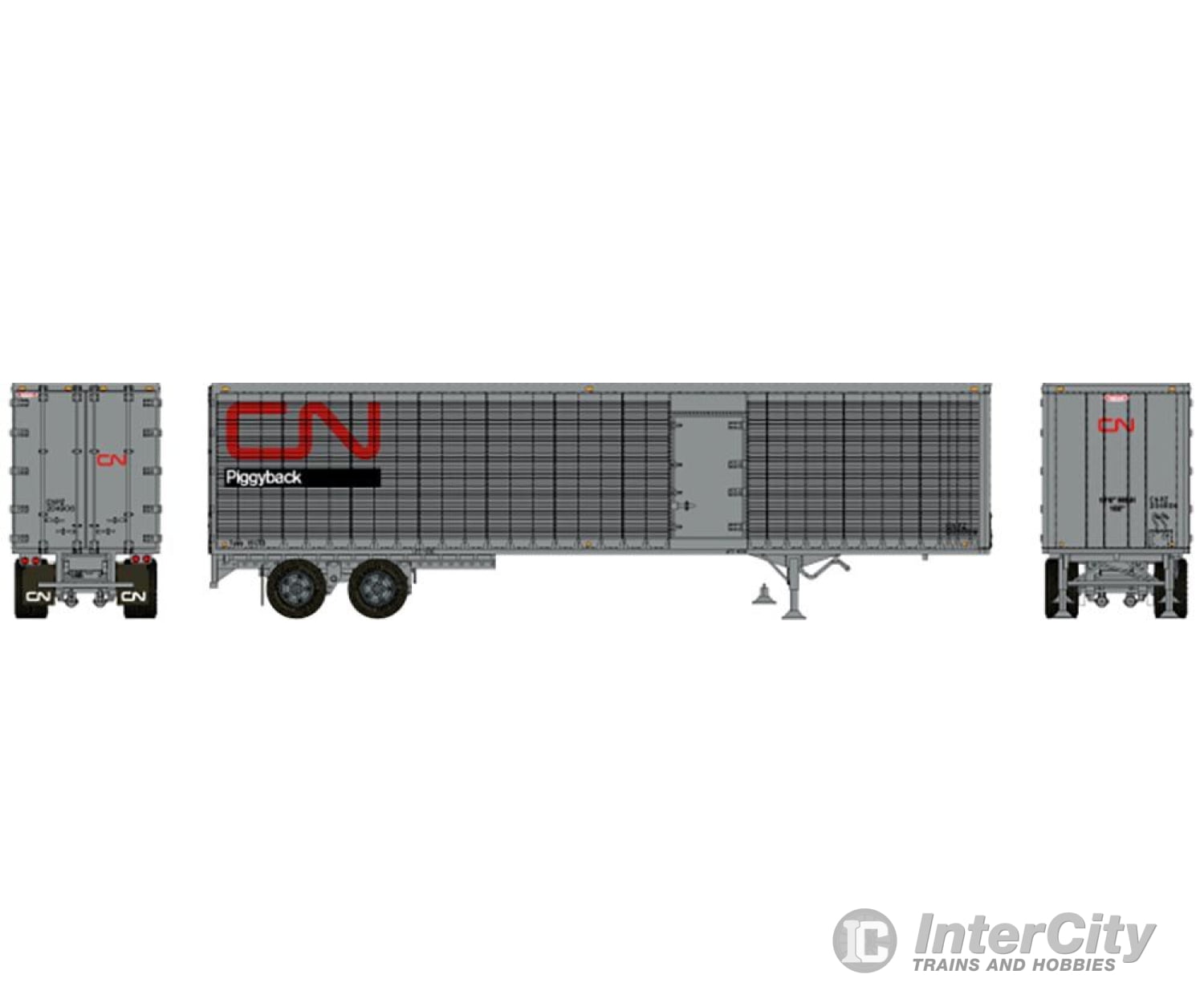 Rapido Trains Ho 403111 45’ Trailmobile Dry Van Trailer With Side Door - Assembled - - Cn