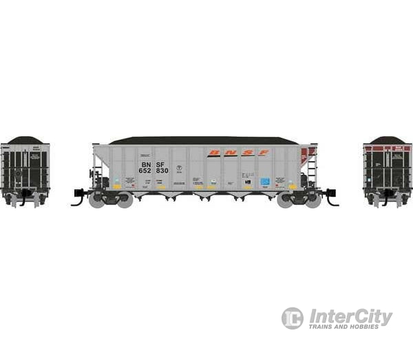 Rapido Trains N 538003 Autoflood Iii Rapid Discharge Coal Hopper 6-Pack - Ready To Run Bnsf Railway