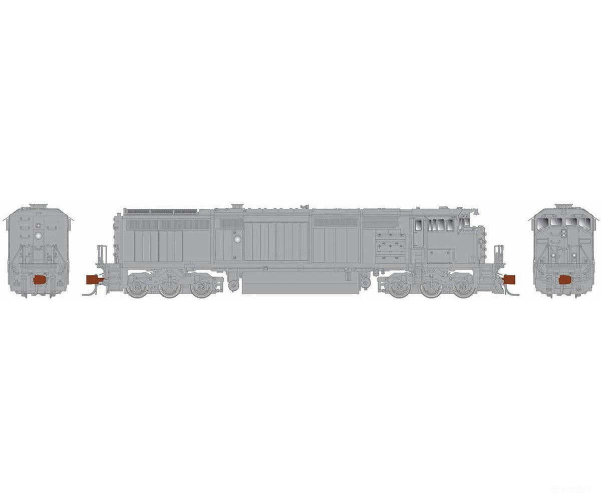 Rapido Trains N 540031 GE Dash 8-40CM - Standard DC - CN Version Undecorated Locomotives