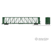 Rapido Trains N Scale Nsc 73 Centerbeam Flatcar Bc Rail Green # 730403 Freight Cars