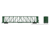 Rapido Trains N Scale Nsc 73 Centerbeam Flatcar Bc Rail Green # 730489 Freight Cars