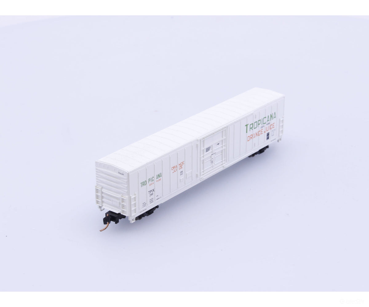 Red Caboose RN-17225-24 N 62’ Insulated Box Car Tropicana (TPIX) 249 - Freight Cars