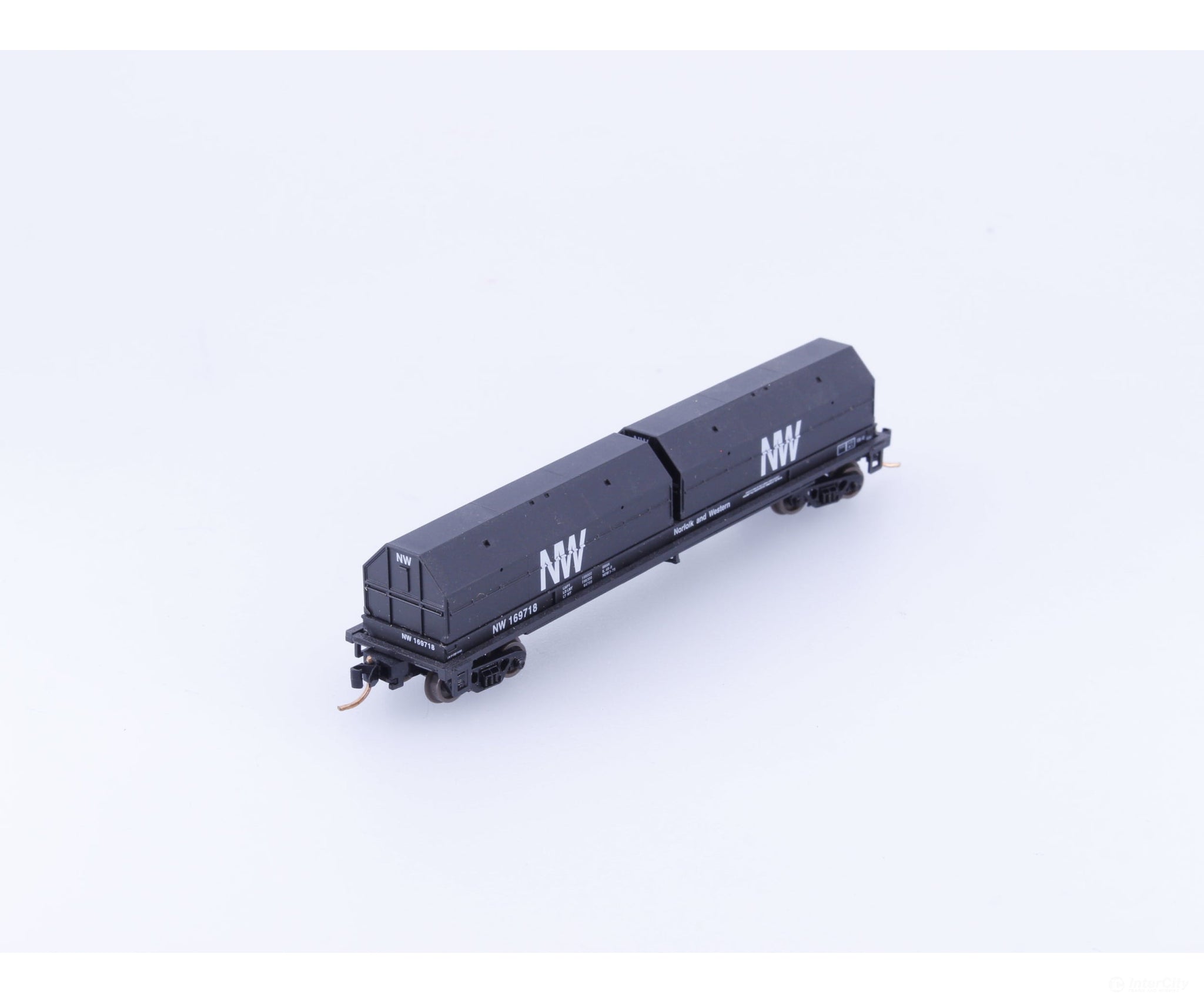 Red Caboose RN-17617-1 N 100 Ton Evans Steel Coil Car Norfolk & Western (NW) 169718 - Freight Cars