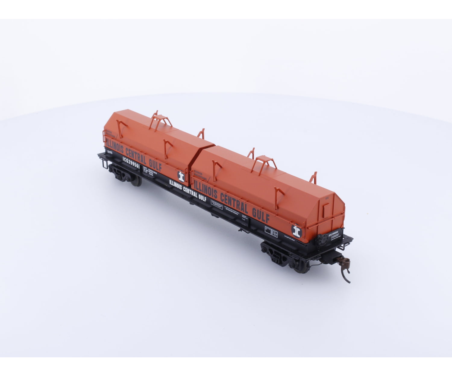 Red Caboose RR-32533-1 HO 100 Ton Evans Coil Car Illinois Central (IC) 299561 Freight Cars