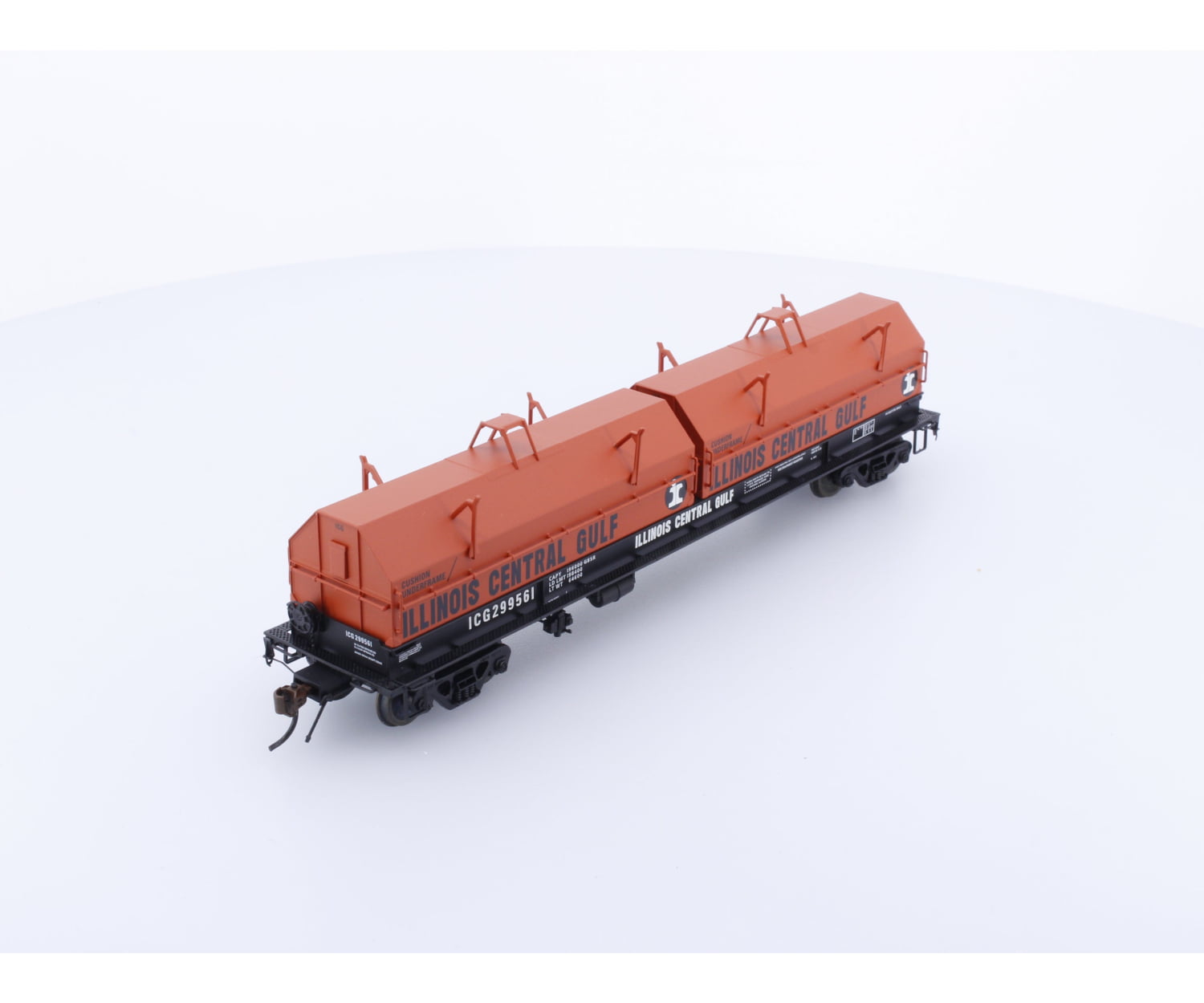 Red Caboose RR-32533-1 HO 100 Ton Evans Coil Car Illinois Central (IC) 299561 Freight Cars