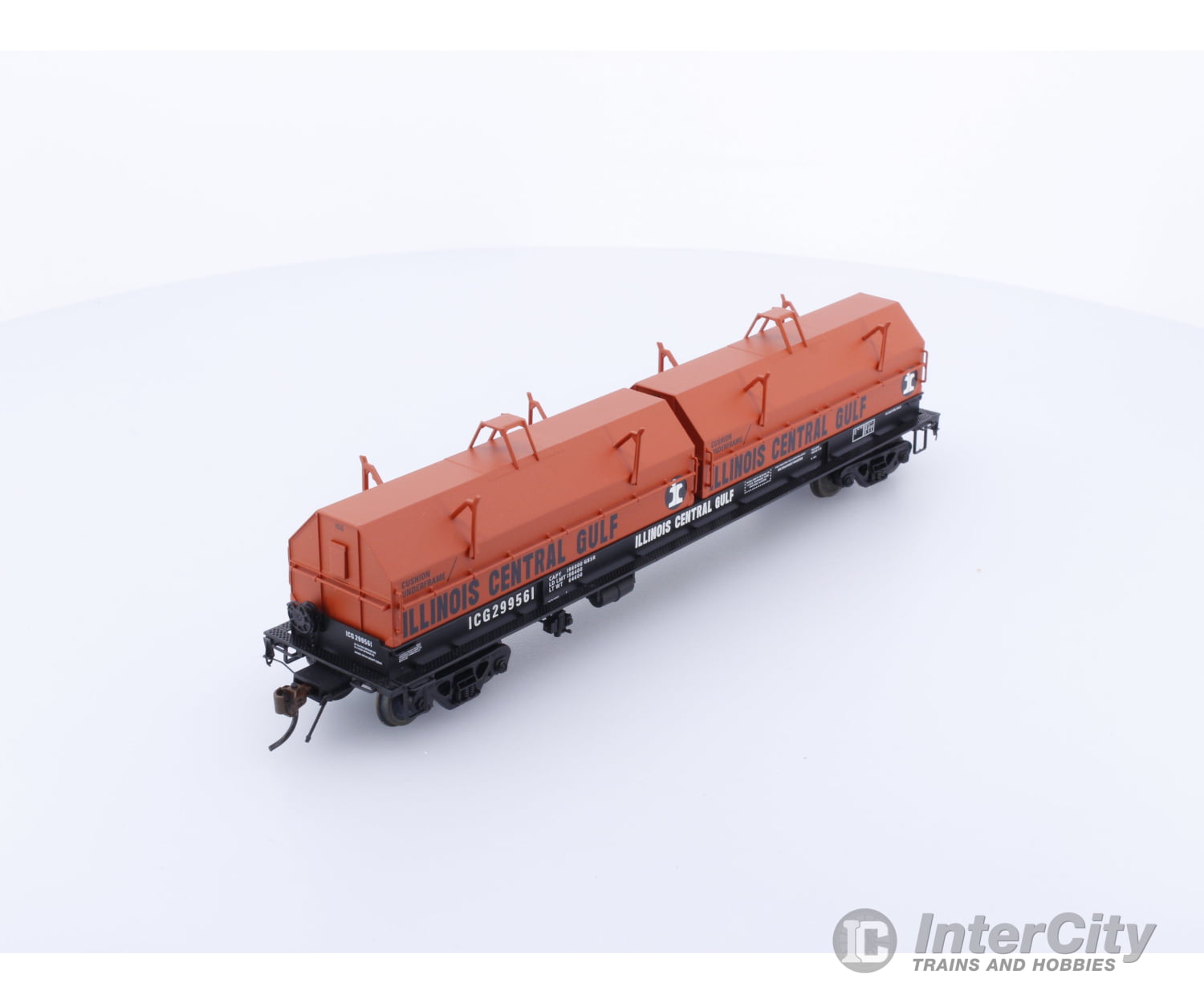 Red Caboose RR-32533-1 HO 100 Ton Evans Coil Car Illinois Central (IC) 299561 Freight Cars
