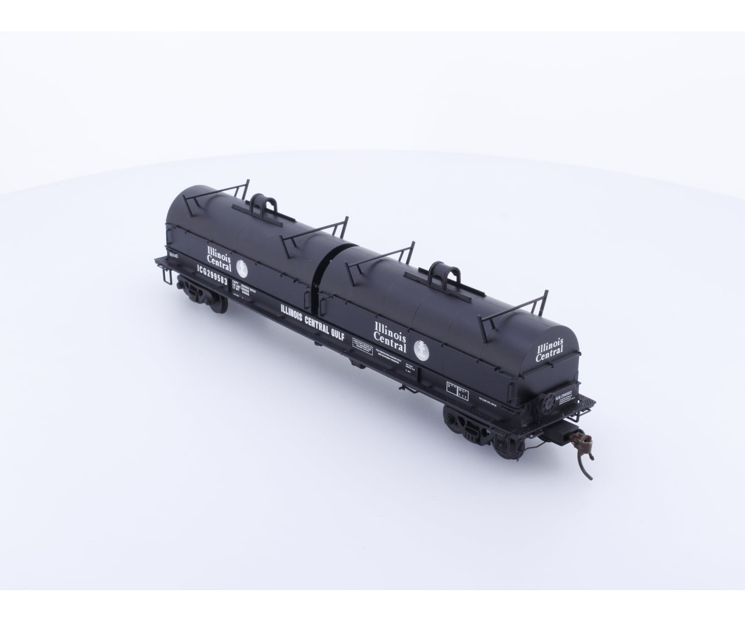 Red Caboose RR-32539-12 HO 100 Ton Evans Coil Car Illinois Central (IC) 299583 Freight Cars