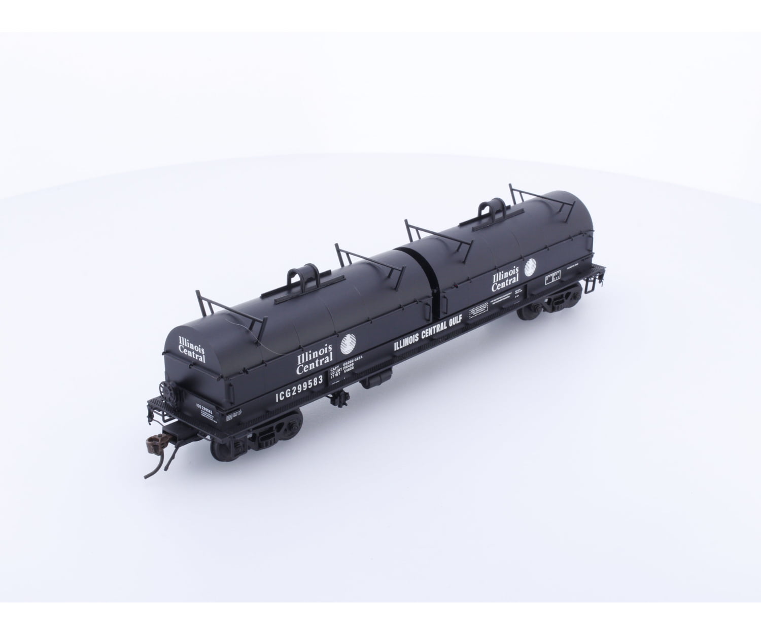 Red Caboose RR-32539-12 HO 100 Ton Evans Coil Car Illinois Central (IC) 299583 Freight Cars