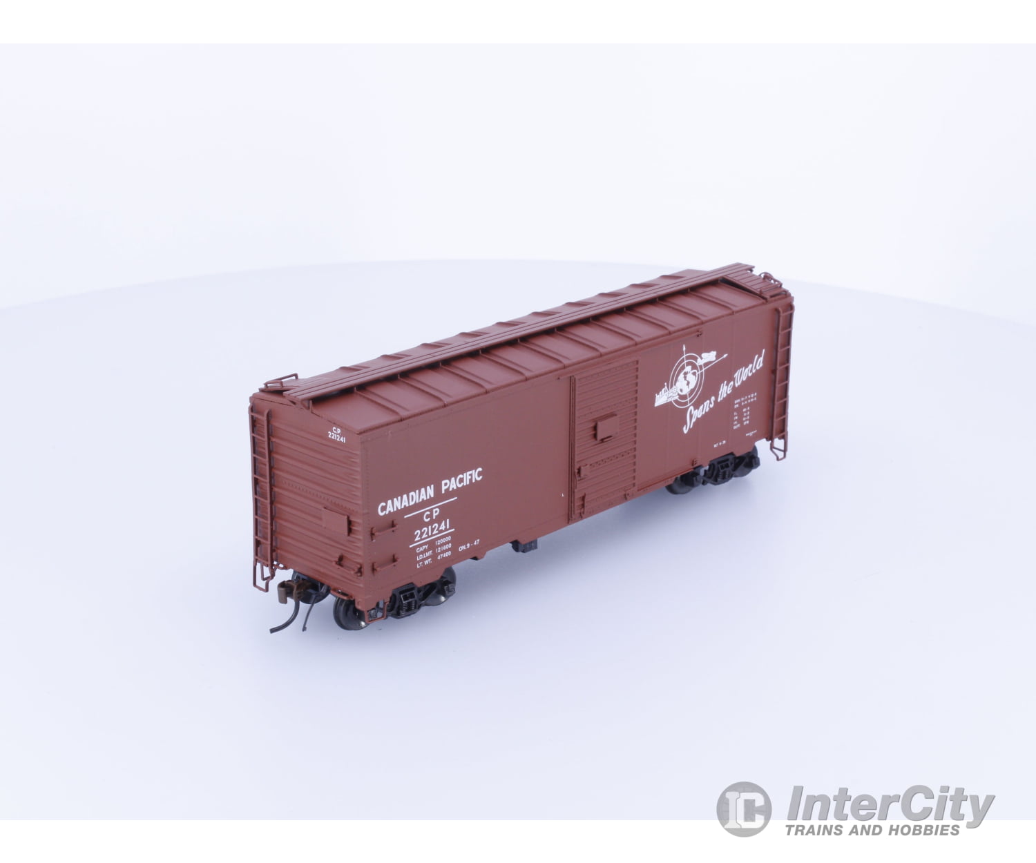 Red Caboose RR-38009-12 HO 40’ 1937 AAR Single Door Boxcar Canadian Pacific (CP) 221241 Freight Cars