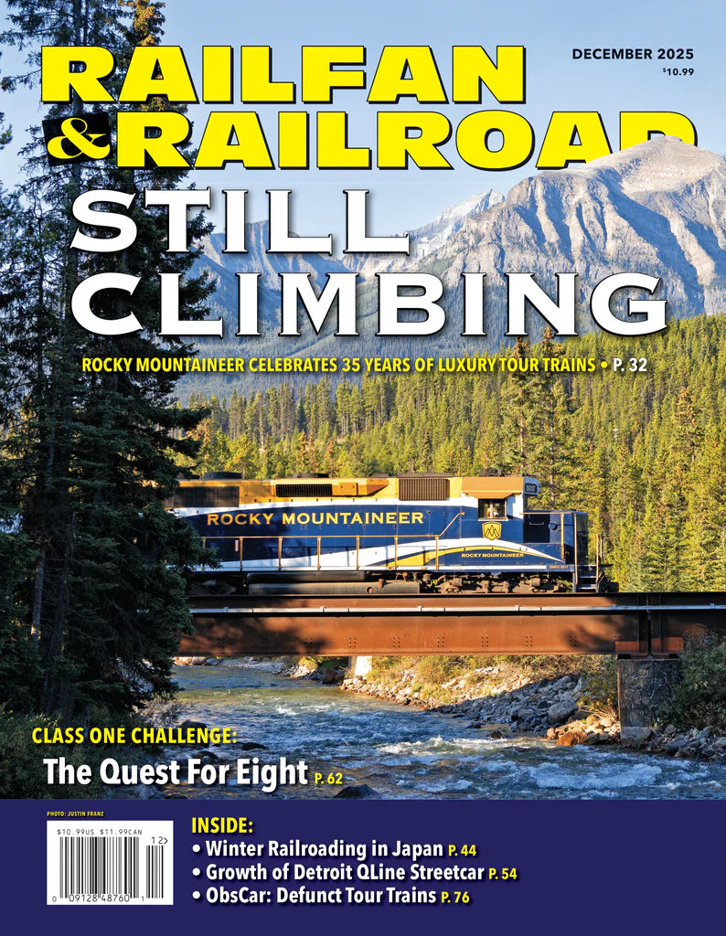 Railfan & Railroad Magazine December 2025