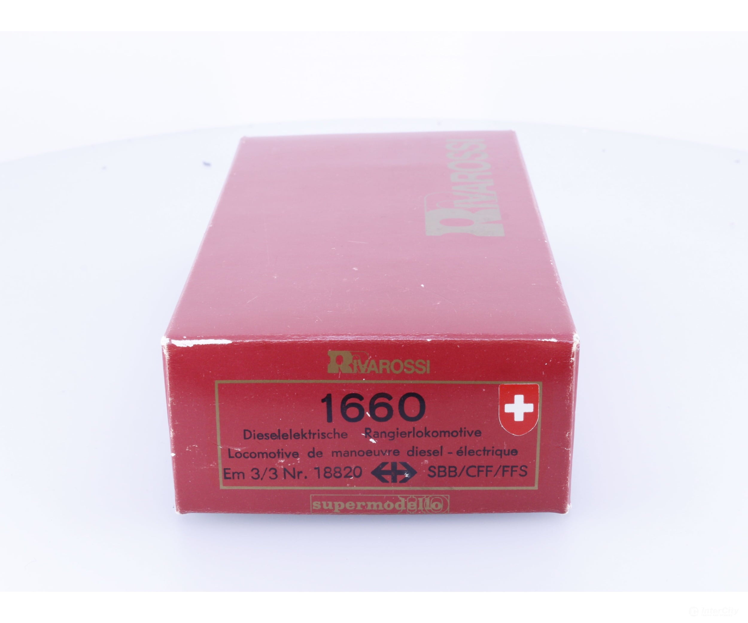 Rivarossi 1660 HO SBB-CFF-FFS Em 3/3 Diesel Locomotive 18820 DCC European Locomotives