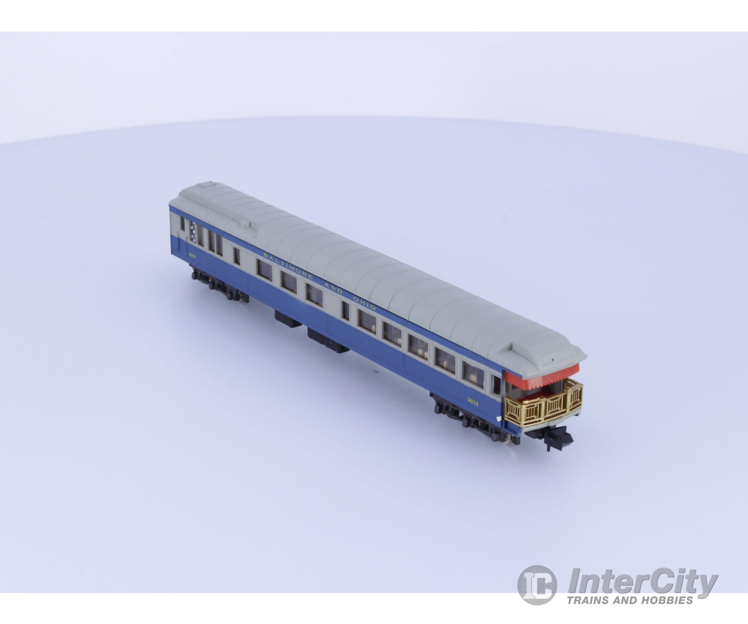 Rivarossi 2614 N Observation Car Baltimore and Ohio (BO) 5014 (#1) Passenger Cars