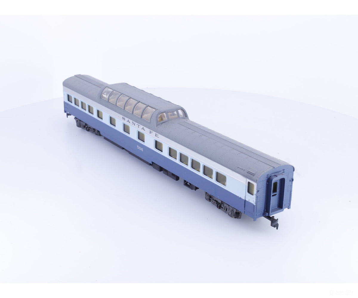Rivarossi 2638/0 HO Lightweight Vista Dome Coach Atchison Topeka and Santa Fe (ATSF) 506 - Passenger Cars