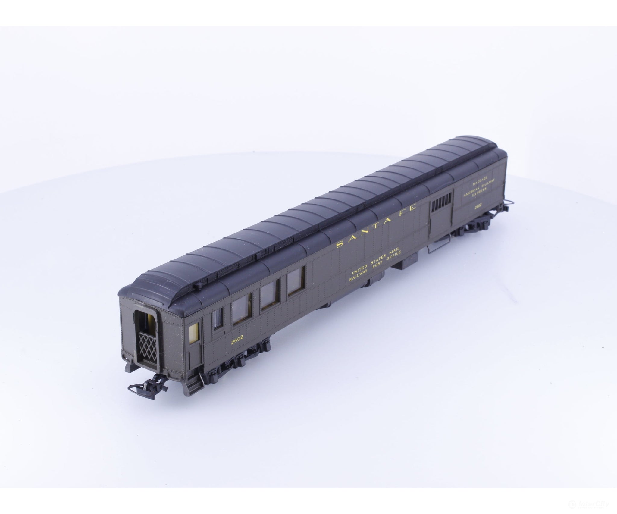 Rivarossi 2716 HO Postal and Baggage Car Atchison Topeka and Santa Fe (ATSF) 2602 - Passenger Cars